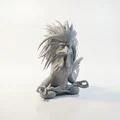 Mô hình chú gà trống thiền định - File in 3D độc đáo - Thumbnail 2