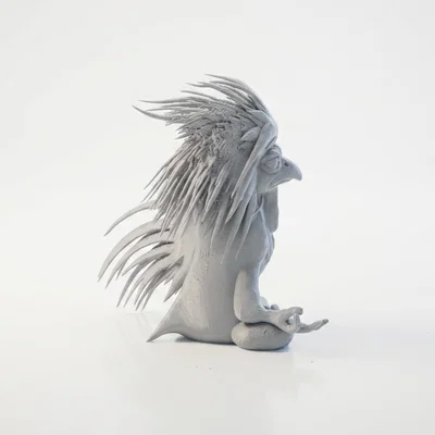 Mô hình chú gà trống thiền định - File in 3D độc đáo
