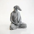 Mô hình chú chó thiền định (Meditating Dog) in 3D - Thumbnail 1