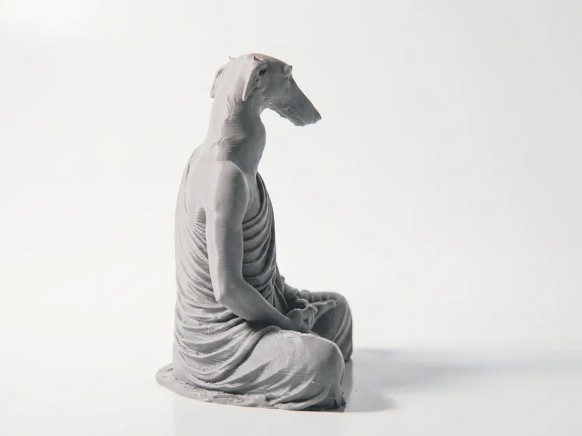 Mô hình chú chó thiền định (Meditating Dog) in 3D - Image 2