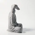 Mô hình chú chó thiền định (Meditating Dog) in 3D - Thumbnail 2