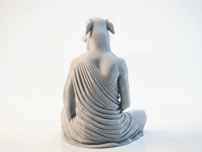 Mô hình chú chó thiền định (Meditating Dog) in 3D - Image 3