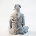 Mô hình chú chó thiền định (Meditating Dog) in 3D - Thumbnail 3