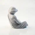 Mô hình tượng ếch thiền định in 3D phong cách Zen - Thumbnail 3