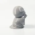 Tượng Chú Heo Ngồi Thiền - Mô Hình 3D In Ấn Nghệ Thuật - Thumbnail 3