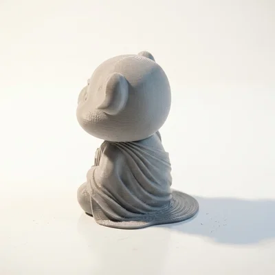 Tượng Chú Heo Ngồi Thiền - Mô Hình 3D In Ấn Nghệ Thuật