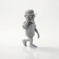 Mô hình chú khỉ dùng điện thoại in 3D dễ thương - Thumbnail 2