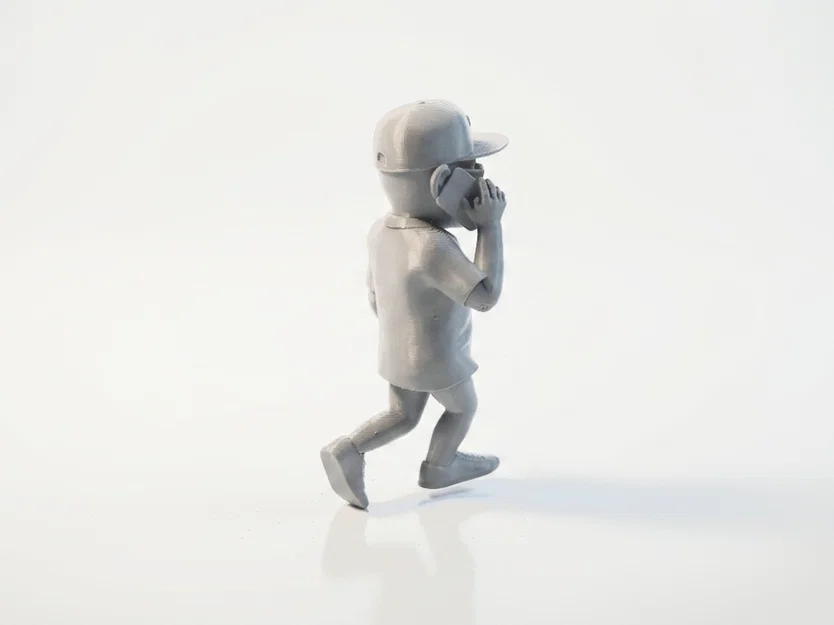 Mô hình chú khỉ dùng điện thoại in 3D dễ thương - Image 3