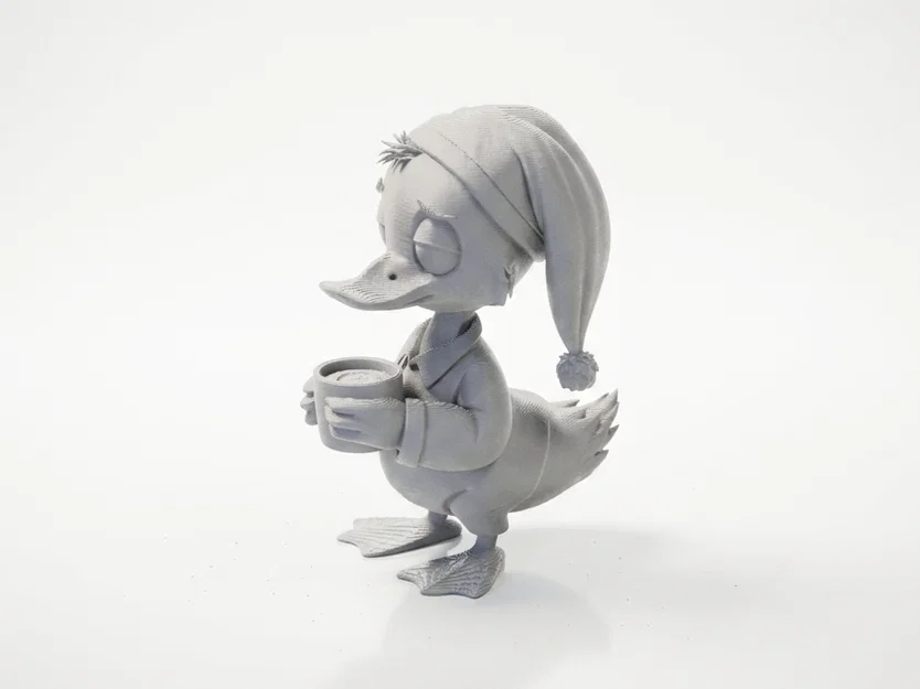 Mô hình chú vịt buổi sáng - Morning Duck 3D Printable - Image 1