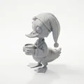 Mô hình chú vịt buổi sáng - Morning Duck 3D Printable - Thumbnail 1