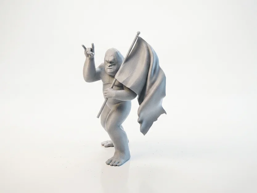 Mô hình tượng quỷ Gargoyle Fantasy 3D in được - Image 1