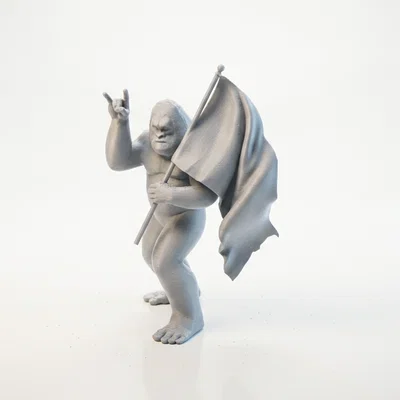 Mô hình tượng quỷ Gargoyle Fantasy 3D in được