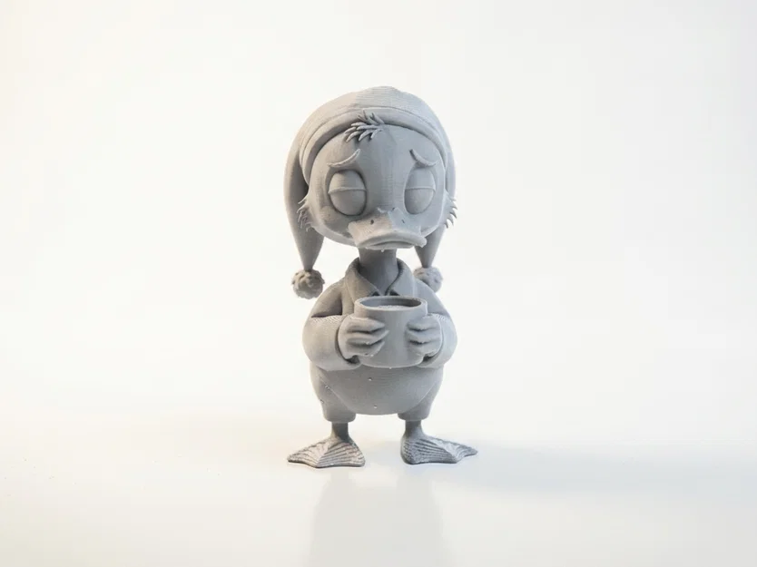 Mô hình chú vịt buổi sáng - Morning Duck 3D Printable - Image 2