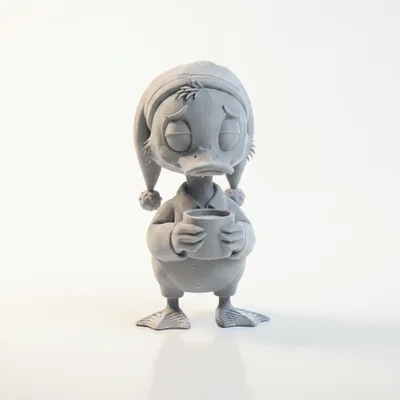 Mô hình chú vịt buổi sáng - Morning Duck 3D Printable