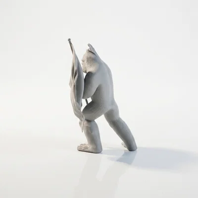 Mô hình tượng quỷ Gargoyle Fantasy 3D in được