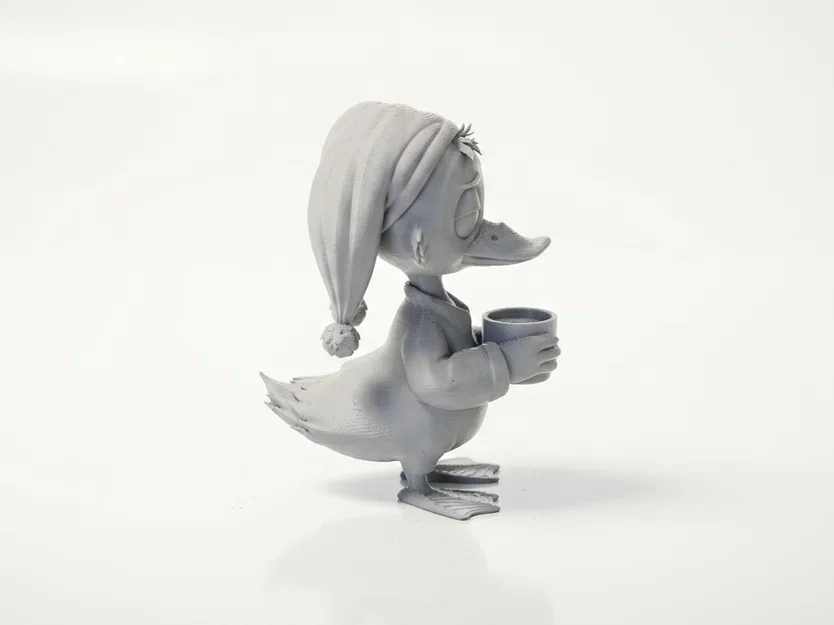 Mô hình chú vịt buổi sáng - Morning Duck 3D Printable - Image 3