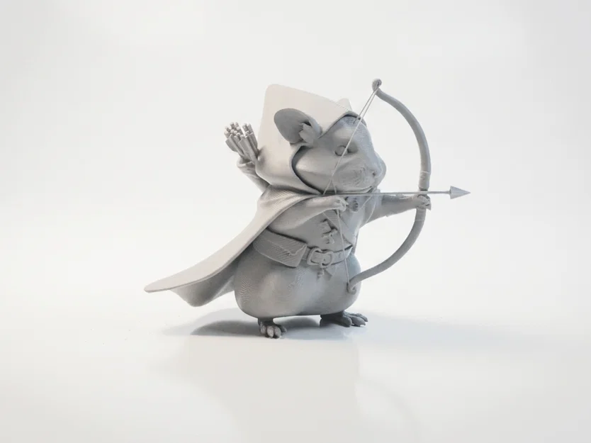 Mô Hình Chuột Cung Thủ Đáng Yêu In 3D - Image 2