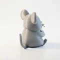 Mô Hình Chuột Cầm Phô Mai Dễ Thương In 3D - Thumbnail 3