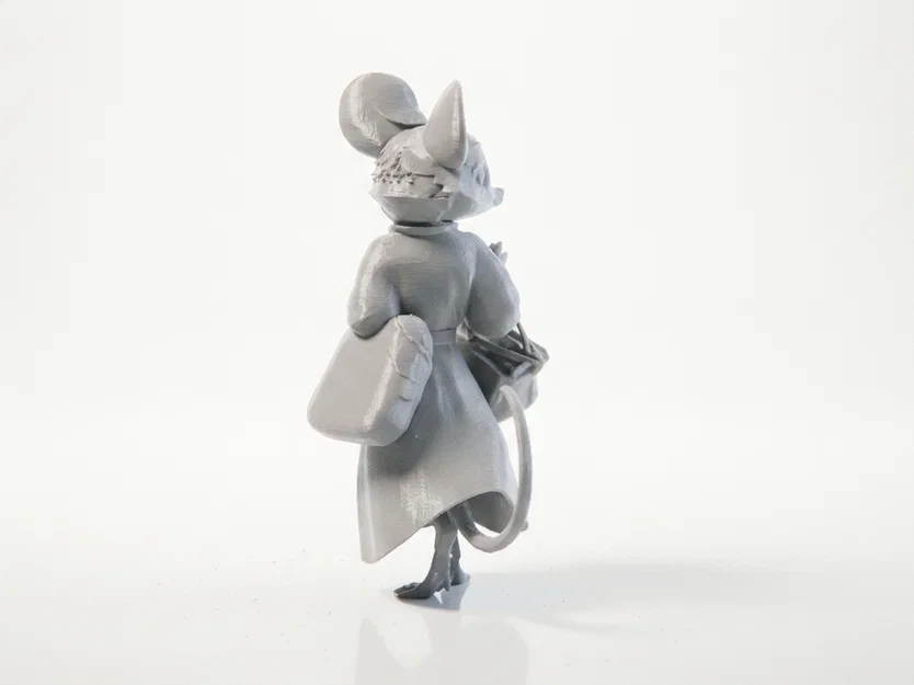 Mô hình chú chuột đi mua sắm dễ thương (3D Printable) - Image 3