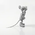 Mô Hình Chú Chuột Cầm Hoa Hồng Đáng Yêu - Đồ Trang Trí In 3D - Thumbnail 3