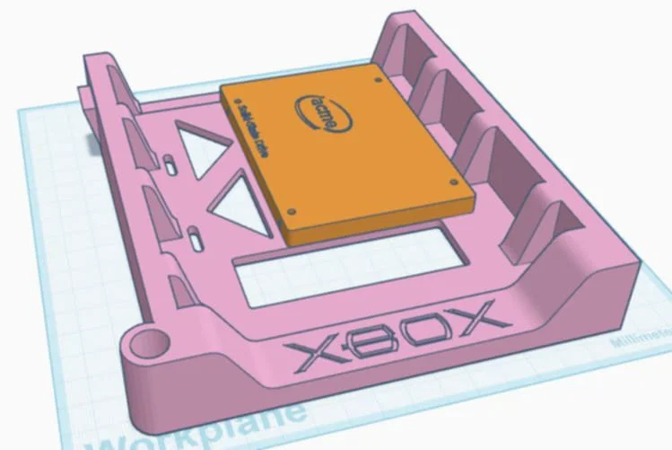 Khung gắn ổ cứng Xbox DVD Delete Kit (hỗ trợ ổ 2.5 inch & 3.5 inch) - Image 2