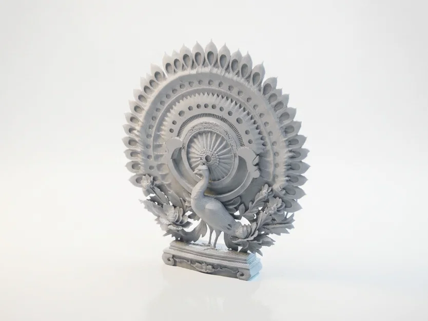 Tượng Chim Công 3D - Mẫu In Tinh Xảo Tuyệt Đẹp - Image 1