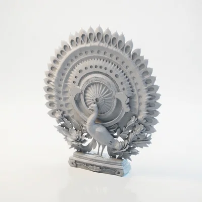 Tượng Chim Công 3D - Mẫu In Tinh Xảo Tuyệt Đẹp