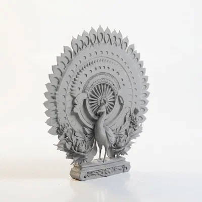 Tượng Chim Công 3D - Mẫu In Tinh Xảo Tuyệt Đẹp