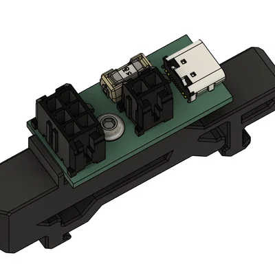 Đế gắn DIN rail cho LDO / RobertLorincz SmartOrbiter / Orbitool / Roto USB Adapter