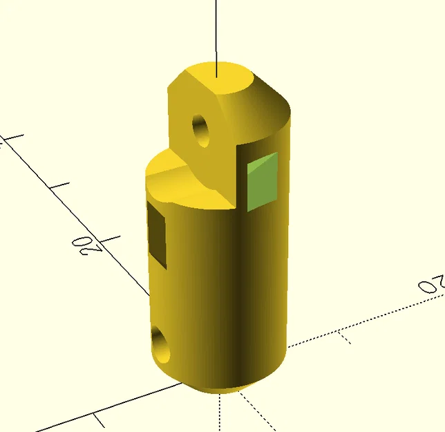 Chốt Khớp Nối Nhanh Xe Công Trình RC (Cải Tiến Lỗ Dẫn Cáp) - Image 1