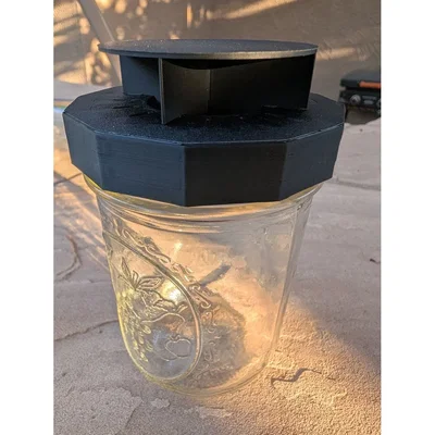 Bẫy Ruồi Dành Cho Hũ Thủy Tinh Mason Jar Miệng Rộng