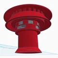 Mô hình còi báo động Hess Industries Model 44 in 3D - Thumbnail 2