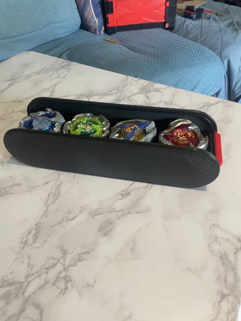 Hộp đựng trượt cho 4 Beyblade X - Phụ kiện in 3D tiện lợi - Image 1