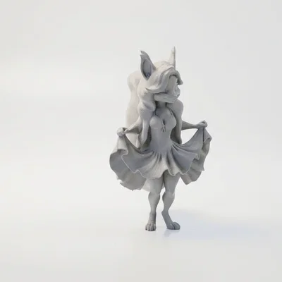 Mô hình Công Chúa Sóc 3D in ấn - Nhân vật Fantasy xinh xắn