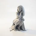Mô hình người phụ nữ ngồi xổm - File 3D in được - Thumbnail 1