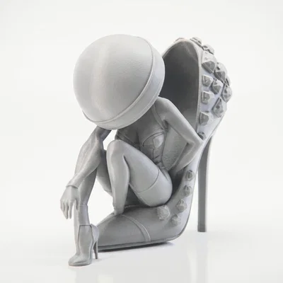 Mô hình tượng nữ Stiletto Babe in 3D