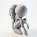 Mô hình tượng nữ Stiletto Babe in 3D - Thumbnail 3