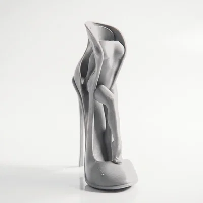 Mô hình tượng nghệ thuật nữ Stiletto Lady in 3D
