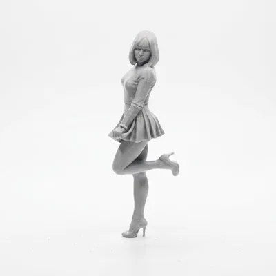Mô hình nhân vật nữ mang vớ (Stockings Girl) - File in 3D