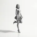 Mô hình nhân vật nữ mang vớ (Stockings Girl) - File in 3D - Thumbnail 3