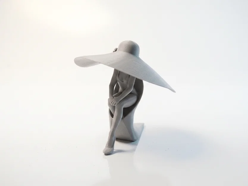 Mô hình Figurine 3D Người Phụ Nữ Thời Trang Đi Giày Cao Gót Thanh Lịch - Image 4