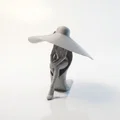Mô hình Figurine 3D Người Phụ Nữ Thời Trang Đi Giày Cao Gót Thanh Lịch - Thumbnail 4
