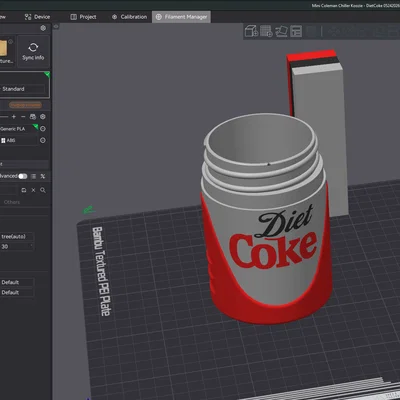Mini Coleman Chiller Koozie - Chủ đề Coca-Cola