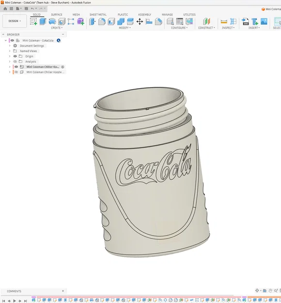 Mini Coleman Chiller Koozie - Chủ đề Coca-Cola - Image 6