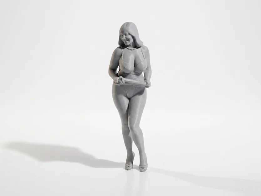 Mô hình tượng nữ trong bộ bikini đang vươn vai (Stretching Bikini Female Figure) - Image 1