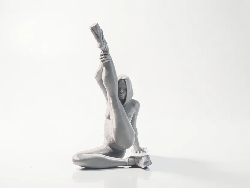 Mô hình 3D tượng nữ tập Yoga vươn người in 3D - Image 2