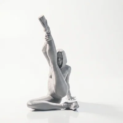Mô hình 3D tượng nữ tập Yoga vươn người in 3D