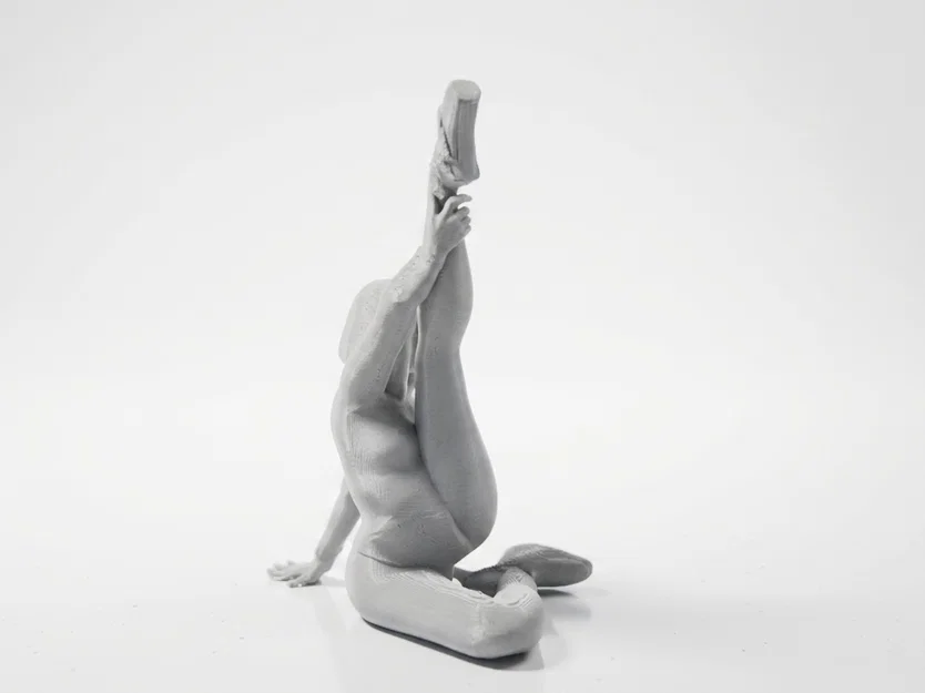 Mô hình 3D tượng nữ tập Yoga vươn người in 3D - Image 3