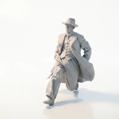 Mô hình nhân vật nam sải bước - Tệp in 3D (Stride Walking Figure)