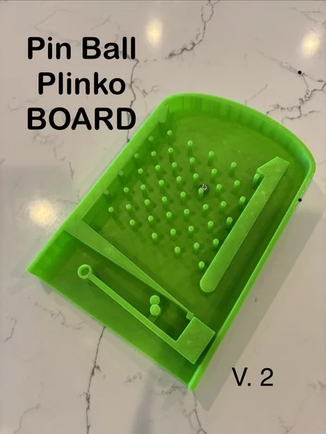 Bảng trò chơi Plinko (Pin Ball) tự in 3D giải trí tại nhà - Image 1